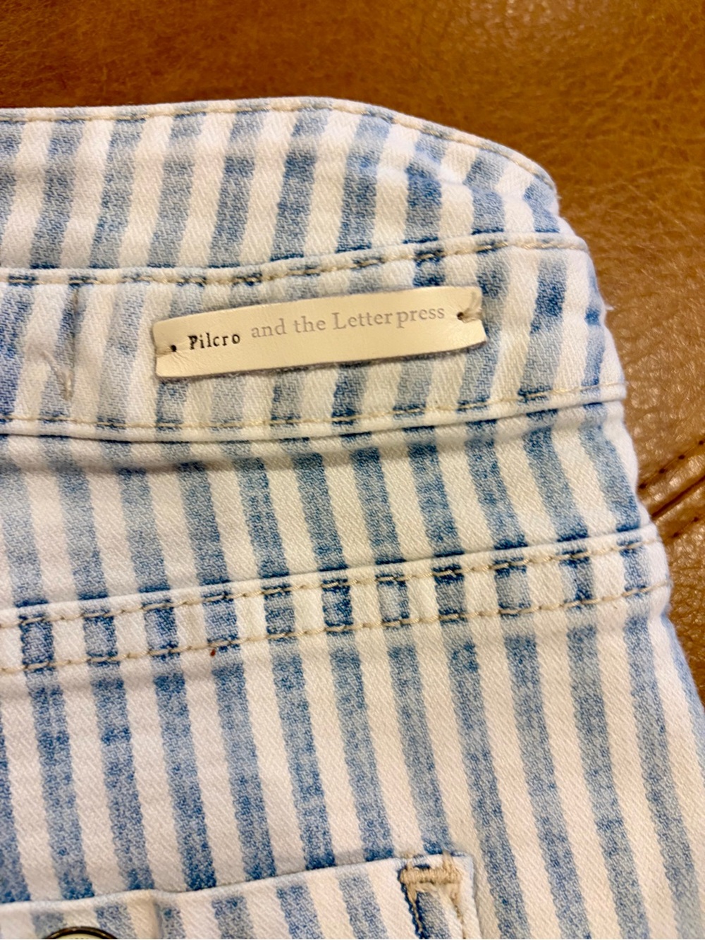 Anthropologie Pilcro Ultra High-Rise Patch Pocket Denim Shorts - Picture 9 of 13